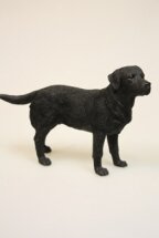 Статуэтка собаки Лабрадор черный